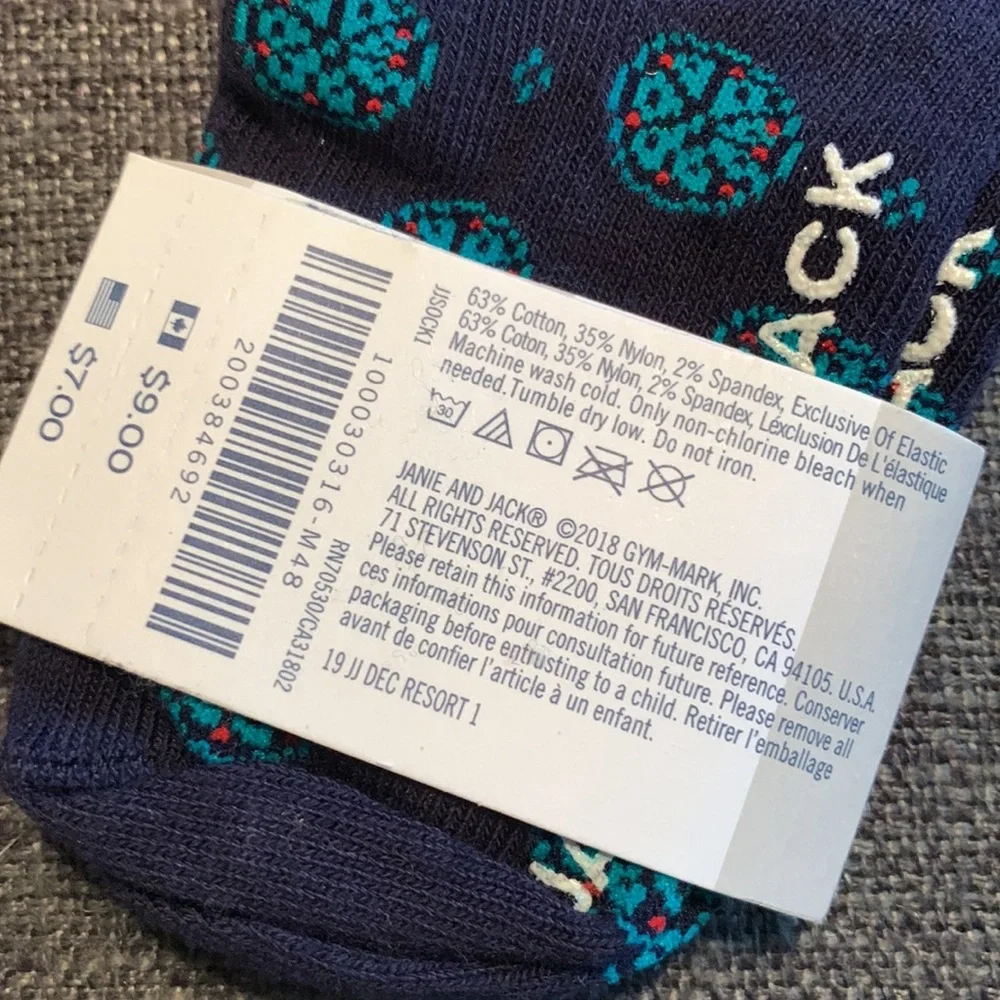 Janie and Jack Baby Girl Bundle 3 Pair of Socks